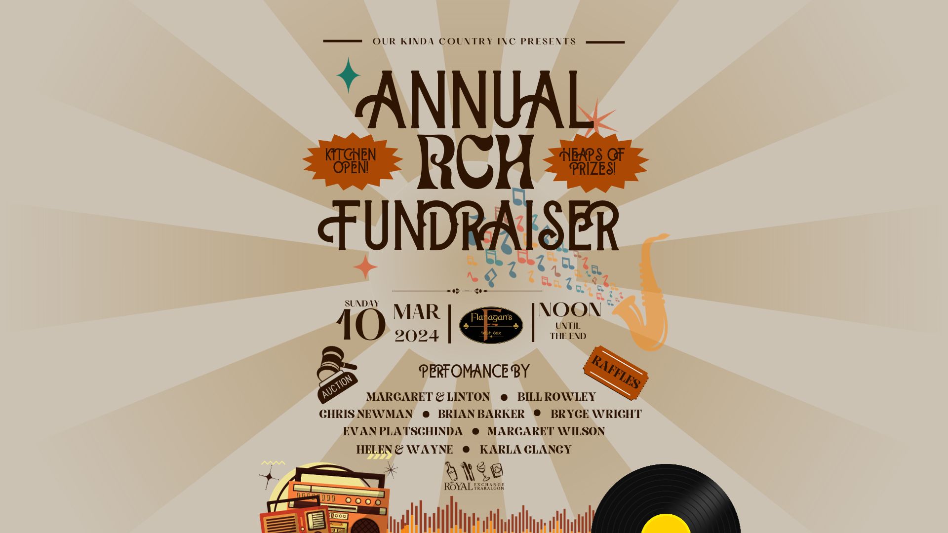 Our Kinda Country presents Annual RCH Fundraiser
